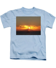 Fishing The Sunburst - Kids T-Shirt