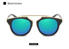 Women Brand designer Cat Eye Mirror Celebrity Sunglasses