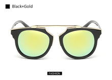 Women Brand designer Cat Eye Mirror Celebrity Sunglasses