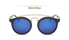 GATSBY Double Bridge Round Sunglasses Women Men Fashion Aviation Mirror Sun glasses