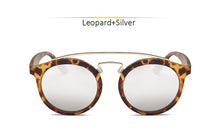 GATSBY Double Bridge Round Sunglasses Women Men Fashion Aviation Mirror Sun glasses
