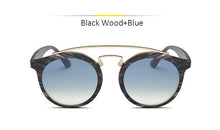 GATSBY Double Bridge Round Sunglasses Women Men Fashion Aviation Mirror Sun glasses