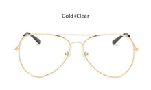 TSHING Women Aviation Clear Glasses Frame Feamle Ocean Transparent Sunglasses Fashion Brand Designer Men Optical Glasses