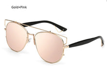 TSHING Fashion Women Flat Top Sunglasses Woman Brand Designer Mirror Sun Glasses F Ladies Celebrity UV400