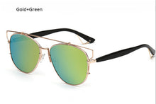 TSHING Fashion Women Flat Top Sunglasses Woman Brand Designer Mirror Sun Glasses F Ladies Celebrity UV400