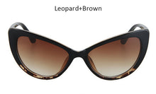 TSHING Retro Hand Polish Cat Eye Sunglasses Women Tom Brand Designer Cateye Sun Glasses For Ladies Fashion Gradient Clear