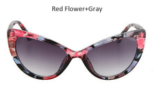 TSHING Retro Hand Polish Cat Eye Sunglasses Women Tom Brand Designer Cateye Sun Glasses For Ladies Fashion Gradient Clear