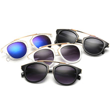 Women Brand designer Cat Eye Mirror Celebrity Sunglasses
