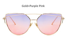 Fashion Ladies Ocean Cat Eye Sunglasses Women Clear Lens Optical Cateye Glasses Frame For Female Eyeglasses